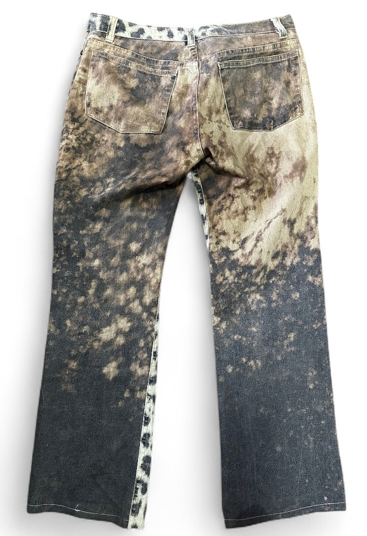 CAVALLI LEOPARD JEANS - XS