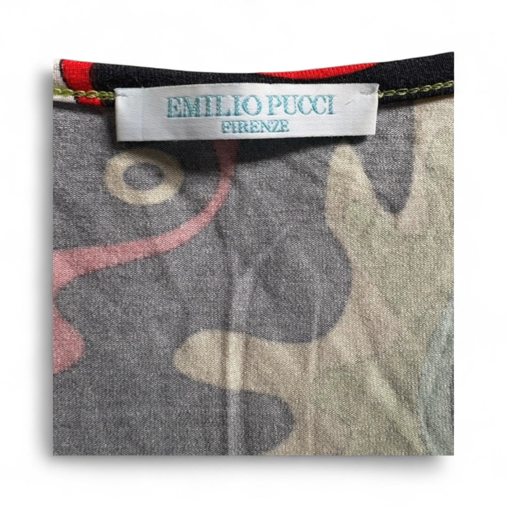 EMILIO PUCCI ABSTRACT PRINT TOP - SMALL