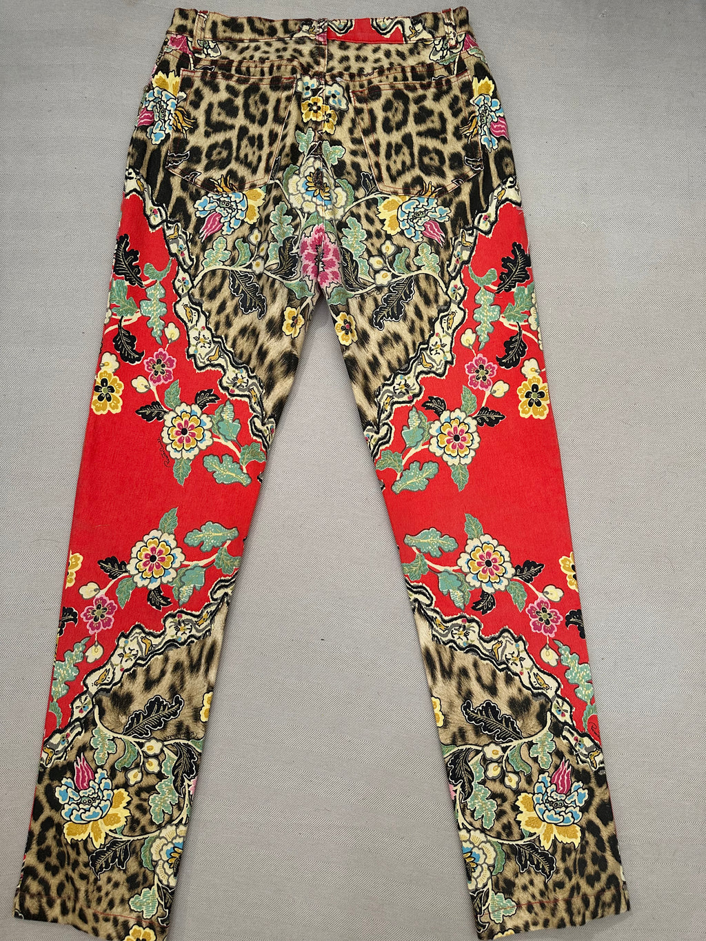 ROBERTO CAVALLI CHEONGASM LEOPARD JEANS