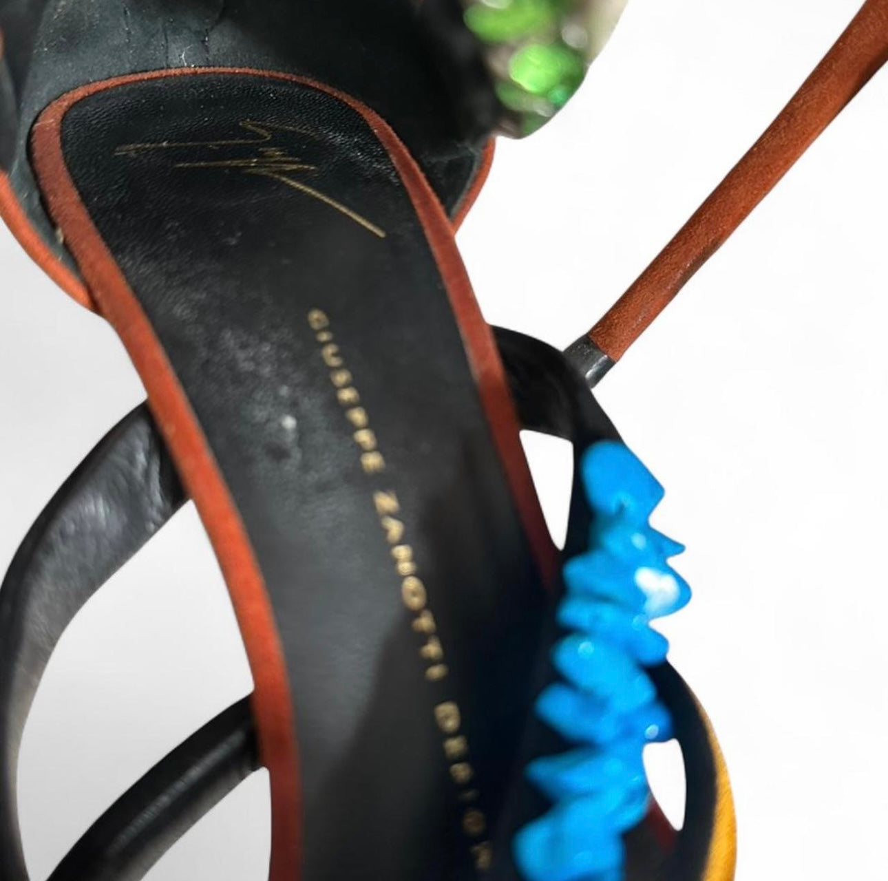 S/S 2011 GIUSEPPE ZANOTTI SHELL JEWEL HEELS