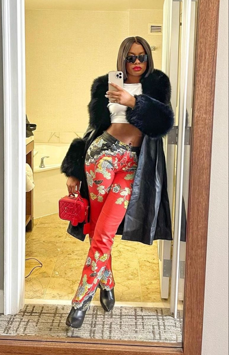 ROBERTO CAVALLI CHEONGASM LEOPARD JEANS